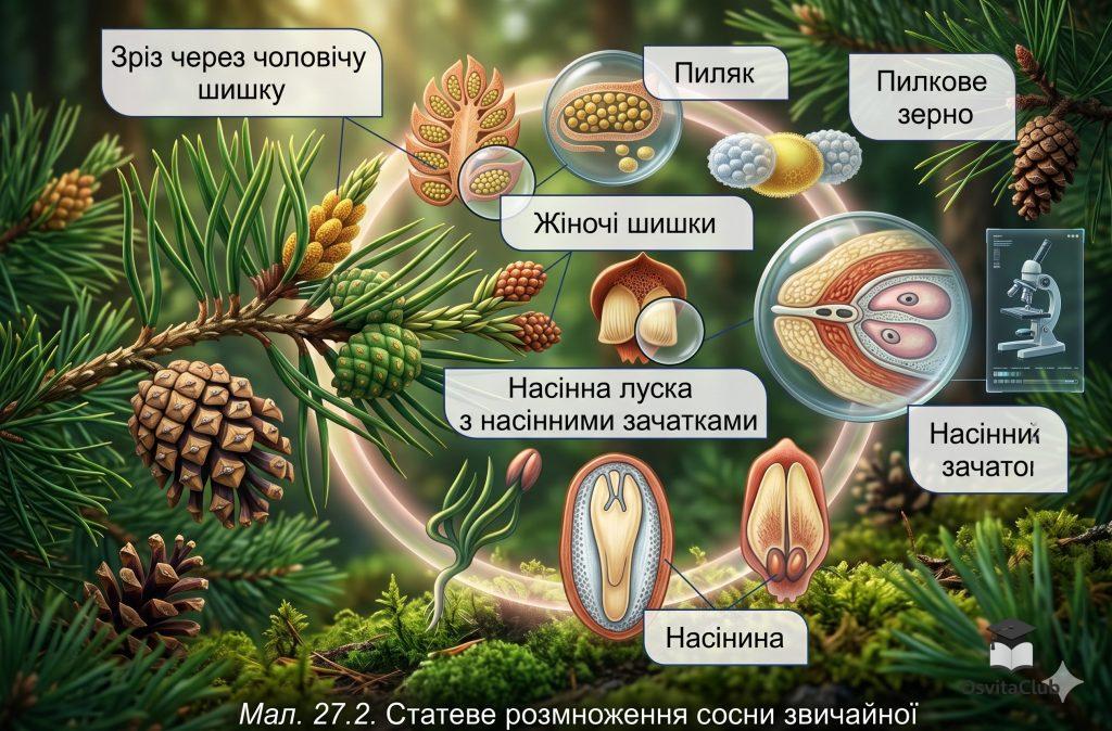 Статеве розмноження голонасінних