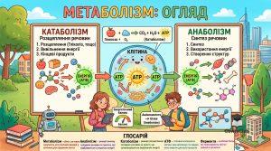 Метаболізм схема синтетичних та розпадних процесів
